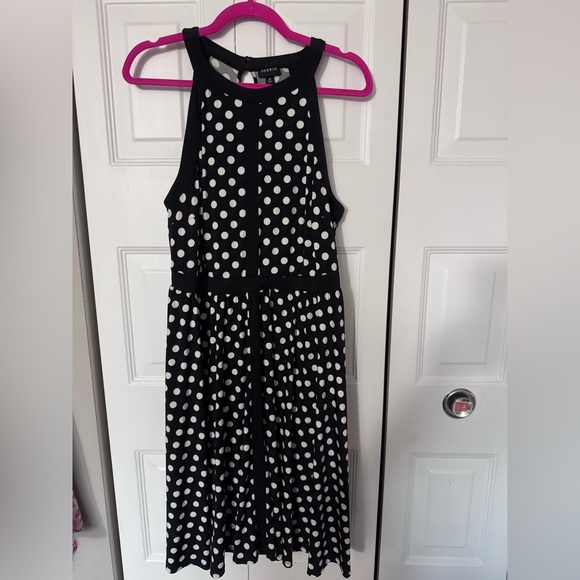 Torrid Black Top with White Polka Dots - Picture 1 of 5